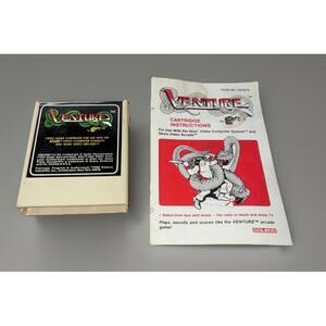 Venture Atari 2600 Game w/ Instruction Manual and Tested
